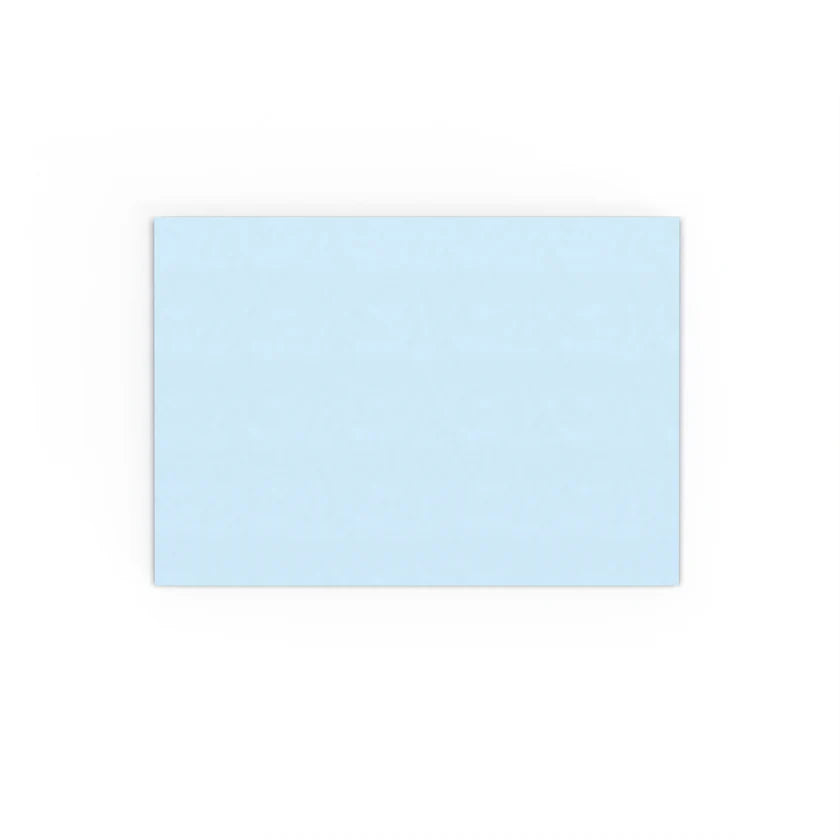 (30 Pack) C6 Pale Blue 120gsm Gummed V-Flap Envelope (114 x 162mm)