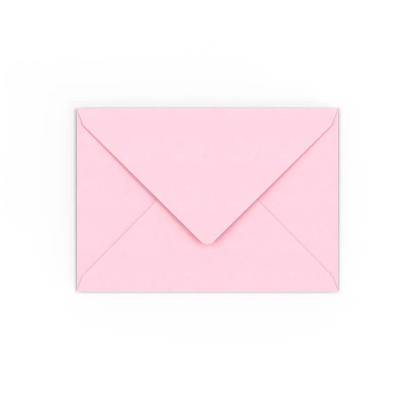 (30 Pack) C6 Pale Pink 120gsm Gummed V-Flap Envelope (114 x 162mm)